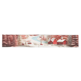 Camino De Mesa Largo Paisaje de invierno escandinavo en 3D