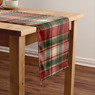 Camino De Mesa Largo Plaids Navideños Clásicos de Temporada