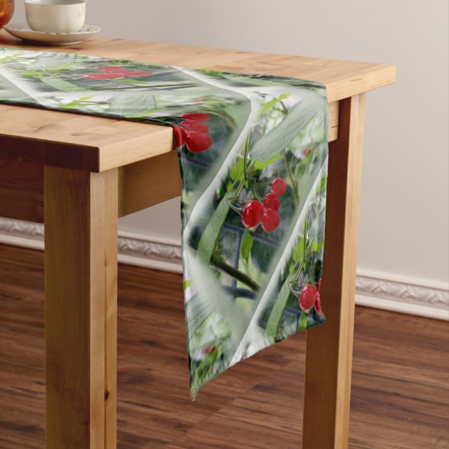 Camino De Mesa Largo Puntos rojos otoñales (In Situ)