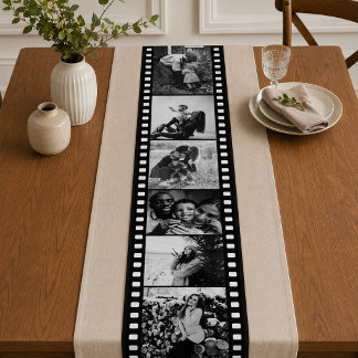 Camino De Mesa Largo Tira de película de foto personalizada
