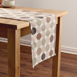 Camino De Mesa Largo Turquoise Mocha Geometric Table Runner