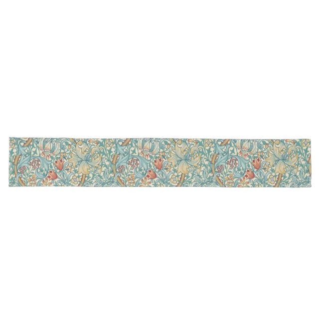 Camino De Mesa Largo William Morris "Lirio Dorado" 3 (Horizontal)