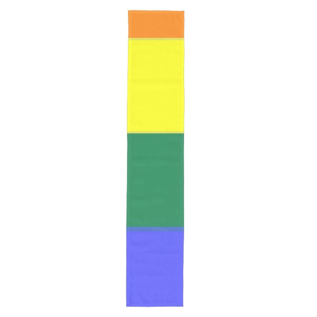 Camino De Mesa Mediano Arcoiris del Orgullo Gay (Anverso)