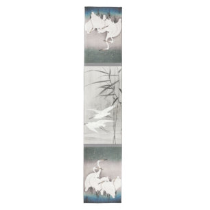 Camino De Mesa Mediano Arte asiático de Egret costero