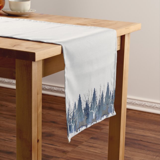 Camino De Mesa Mediano Azure Winter Marvels (In Situ)