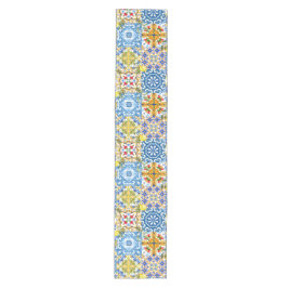 Camino De Mesa Mediano Baldosas mediterráneas, mayólica, siciliana