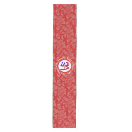 Camino De Mesa Mediano Bandera Roja Cubana Personalizada de AMOR 