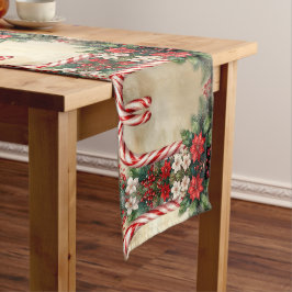 Camino De Mesa Mediano Candy Cane Christmas Holiday Table Runner