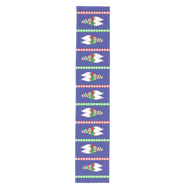 Camino De Mesa Mediano Cat Butt Navidades Green (Anverso)