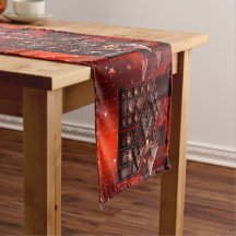 Chocolate Candy Holiday Table Runner