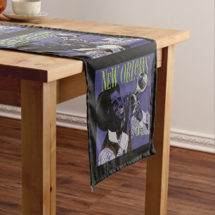 Camino De Mesa Mediano Corredor de la tabla de la música de New Orleans