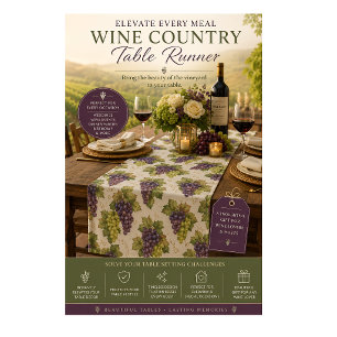 Camino De Mesa Mediano Corredor de mesa de uvas de viñedo - Entretenimien