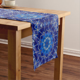 Camino De Mesa Mediano Corredor de mesa decorativo azul de fiesta