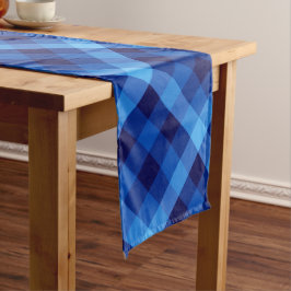 Camino De Mesa Mediano Corredor de mesa medio de la placa azul del océano