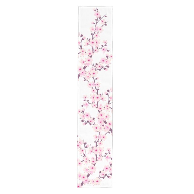 Camino De Mesa Mediano Flor de cerezo (Anverso)