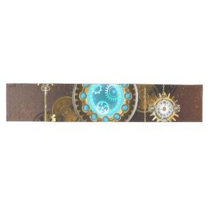 Camino De Mesa Mediano Fondo oxidado steampunk con lentes turquesas