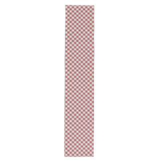 Camino De Mesa Mediano Gingham Rojo Nostálgico