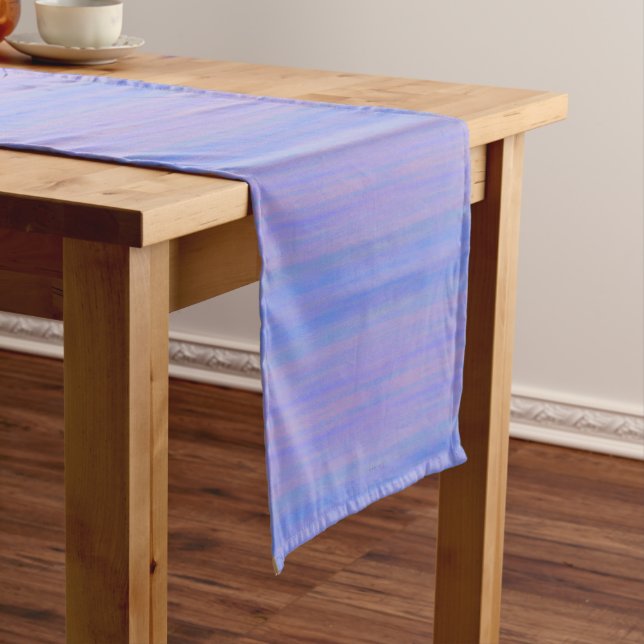 Camino De Mesa Mediano HAMbyWG Table Runner - Hydrangea Wash (In Situ)