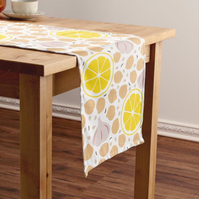 Camino De Mesa Mediano Hummus Medium Table Runner (In Situ)