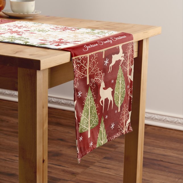 Camino De Mesa Mediano Impresiones de navidades (In Situ)