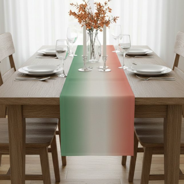 Camino De Mesa Mediano Italian Flag Gradient Table Runner - Kitschen  (Subido por el creador)