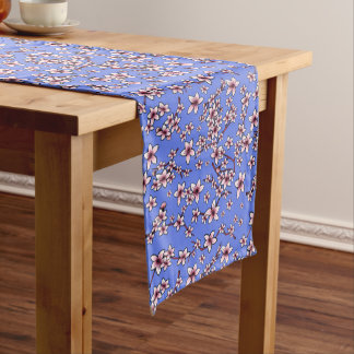 Camino De Mesa Mediano KiniArt Cherry Blossom Short Table Runner