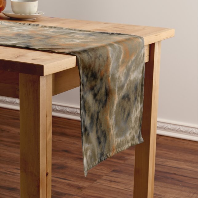 Camino De Mesa Mediano Mármol de Oliva Dorada (In Situ)