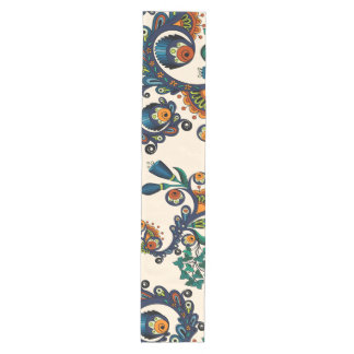 Camino De Mesa Mediano Modelo bohemio colorido de la moda del hippy de la