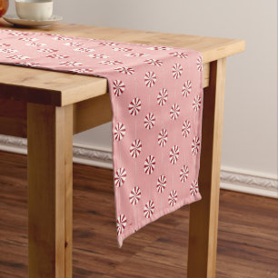 Camino De Mesa Mediano Navidades Candy Lollipops Pink Table Runner