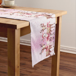 Camino De Mesa Mediano Navidades Deer Holiday Table Runner