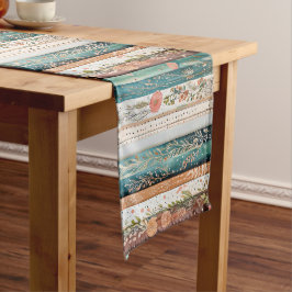 Camino De Mesa Mediano Patrones mezclados shabby chic