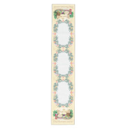 Camino De Mesa Mediano Pesach Seder Kosher Passover Alimentos Vintage