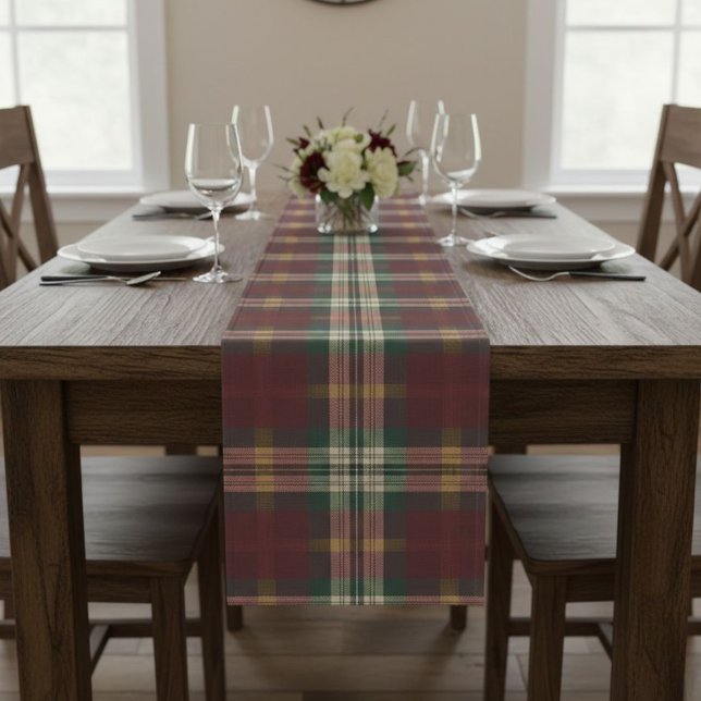 Camino De Mesa Mediano Plaid Table Runner (Subido por el creador)