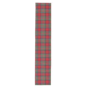 Camino De Mesa Mediano Tartan Stewart Plaid Red Check Pattern