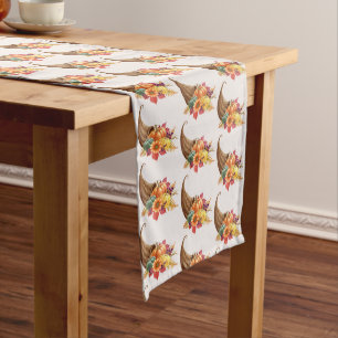 Camino De Mesa Mediano Thankde Cornucopia Table Runner