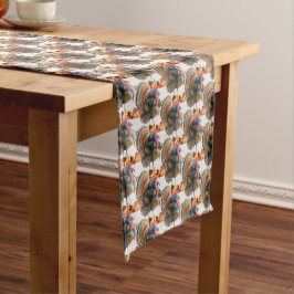 Camino De Mesa Mediano Thankending Turkey Table Runner