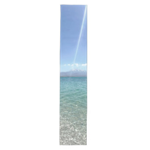 Camino De Mesa Mediano Vista del agua cristalina Blue Sky Beach Vibe Tran