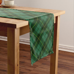 Camino De Mesa Mediano Wallace Hunding Tartán original antiguo
