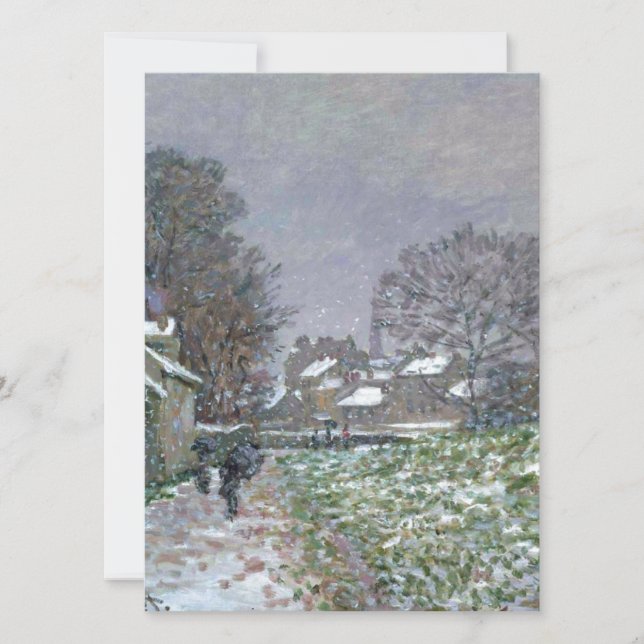 Camino de nieve en Argentina (Anverso)