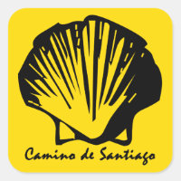 Camino de Santiago, Pegatinas de peregrinación