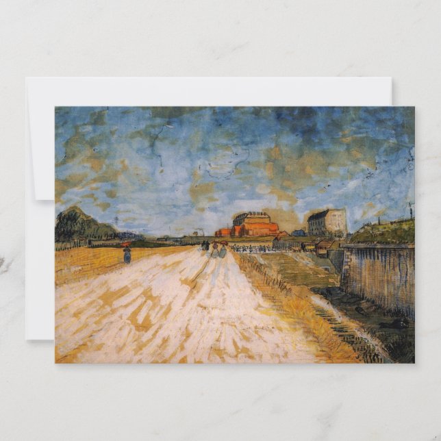 Camino de Vincent van Gogh junto a las murallas de (Anverso)