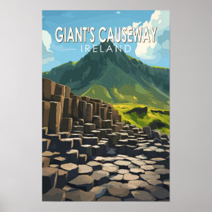 Camino del Gigante Arte de Viaje Vintage