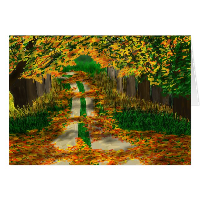 camino del otoño (Anverso (Horizontal))