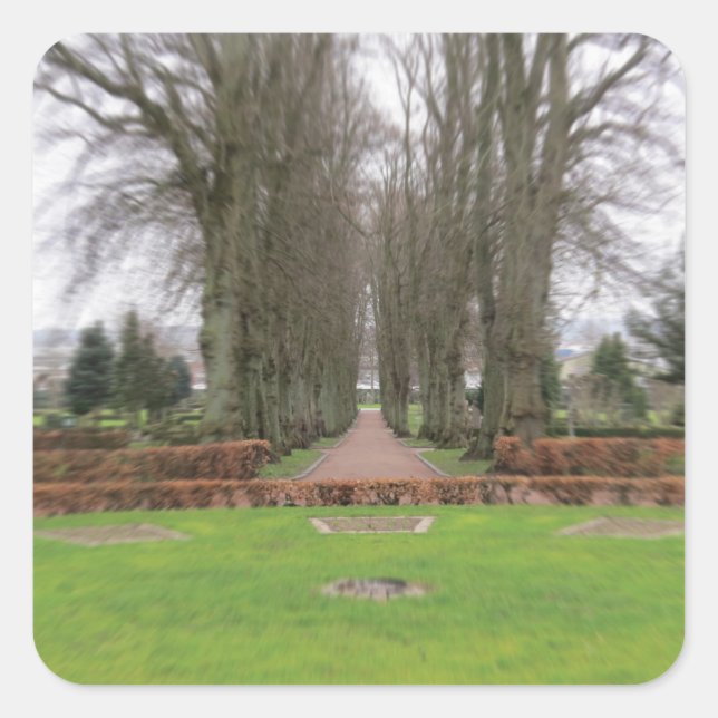 Camino en Dinamarca Pegatina (Anverso)