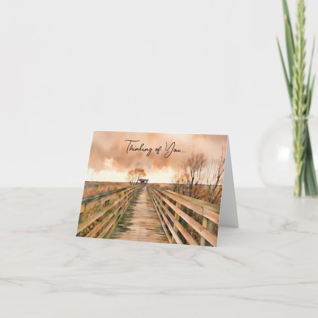 Camino hacia adelante - Pensar en su tarjeta (Anverso)