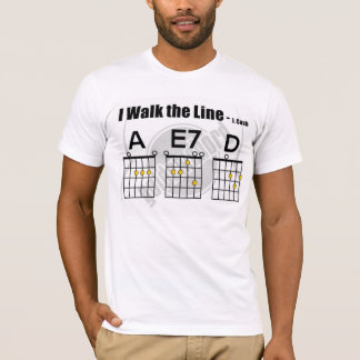 Camino la línea - camiseta de Johnny Cash