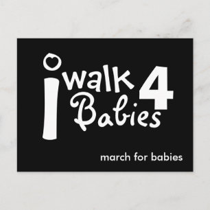 Camino por la postal de los bebés