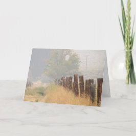 Camino sin tarjeta de condolencia del final