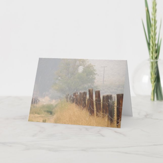 Camino sin tarjeta de condolencia del final (Anverso)