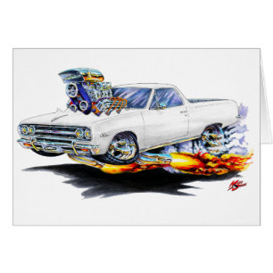 Camión 1964-65 del blanco del EL Camino